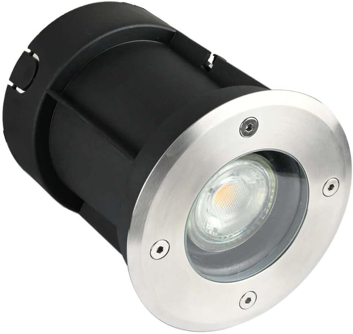 VBLED LED Bodeneinbaustrahler 12V AC mit 5W LED Leuchtmittel Warmweiss