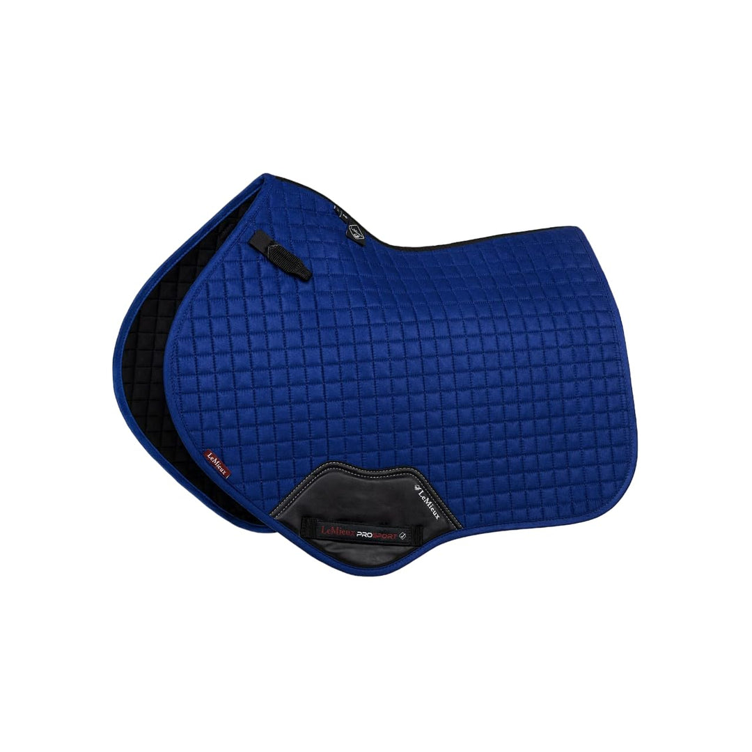 LeMieux Prosport Cotton Close Contact Square Schabracke L Benetton Blue, L Benetton Blue