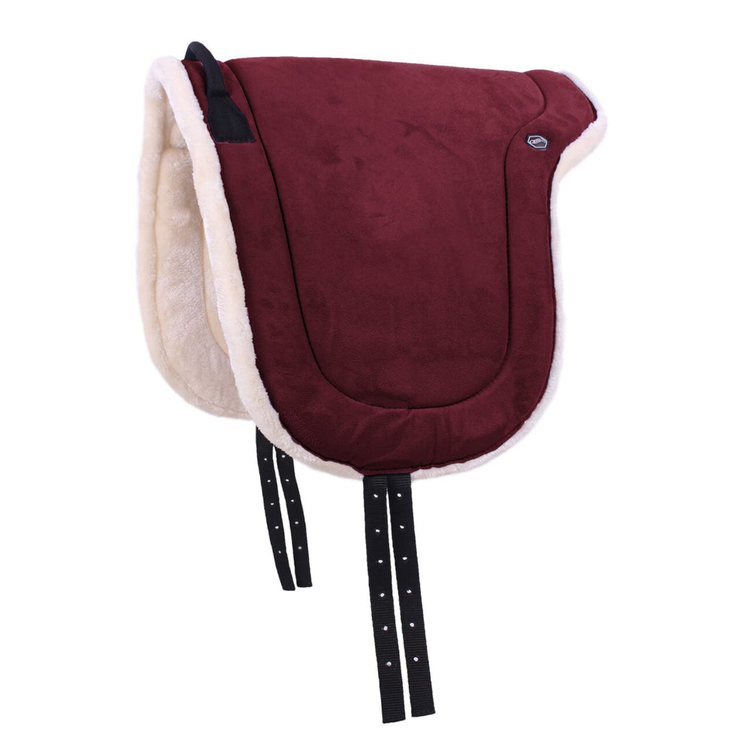 QHP Bareback Pad Sattelkissen, Grösse:Shetty, Farbe:Burgundy Shetty burgundy, Shetty burgundy