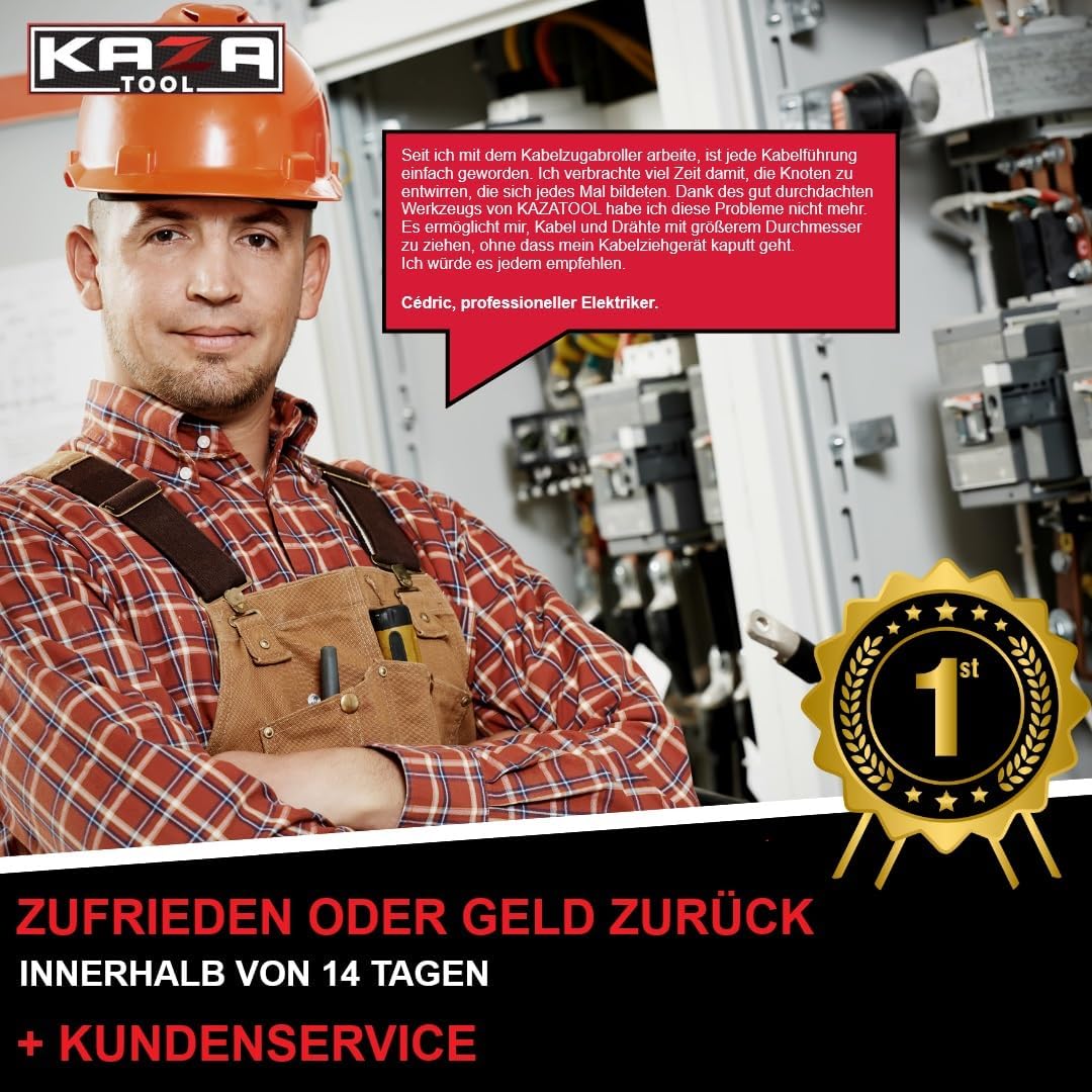 Kabeleinziehhilfe - Retractable Spiral - Cable Retraction Aid Shatterproof for Pulling - Pull Wire,