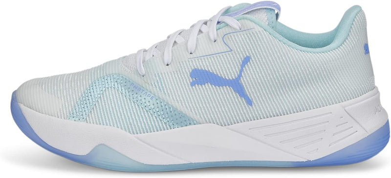 PUMA Unisex Accelerate Turbo Nitro Ii W+ Hallenturnschuh 36 EU Puma White Elektro Purple Light Aqua,