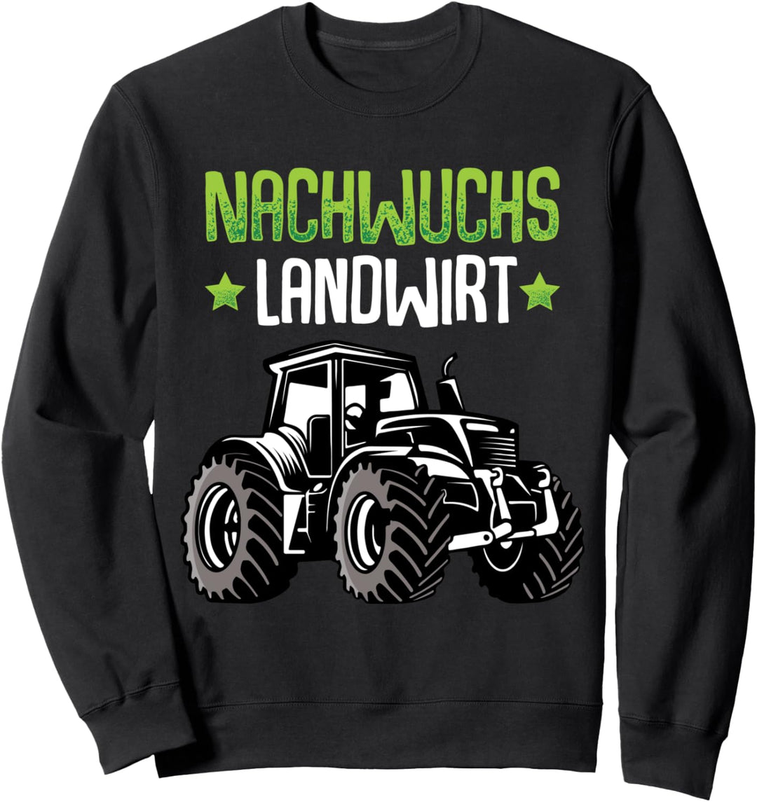 Traktor Trecker Nachwuchs Landwirt Kinder Junge Sweatshirt