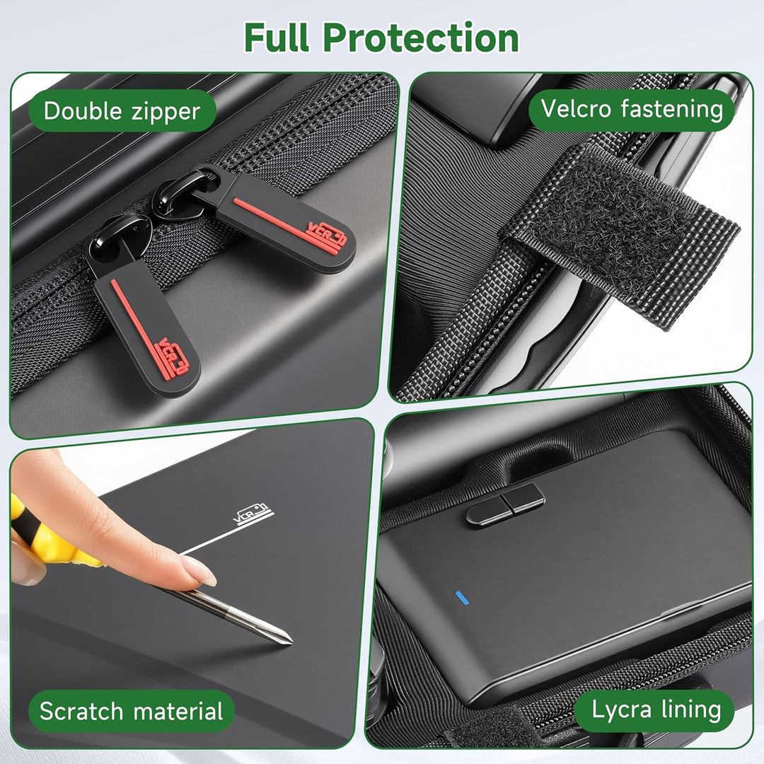 Tasche für Insta360 ACE Pro/Ace Pro 2 Xplorer Grip Pro Flash Print Bundle Case Zubehör Hard Storage