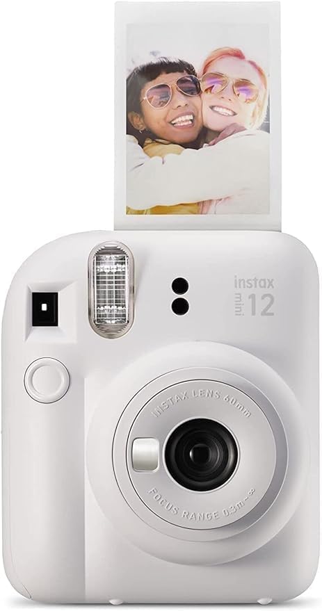 Fujifilm Instax Kamera Mini 12 weisser Ton mit 10 Folien
