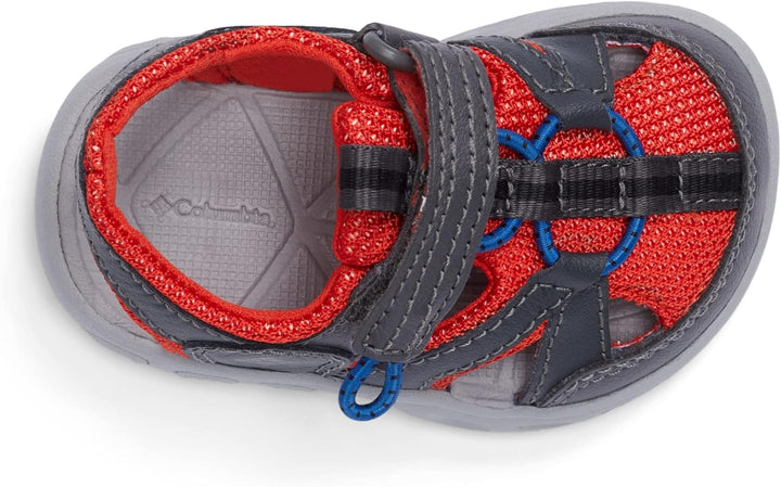 Columbia Jungen Youth Techsun Wave Aqua Schuhe 33 EU Grau Dark Grey X Spicy, 33 EU Grau Dark Grey X