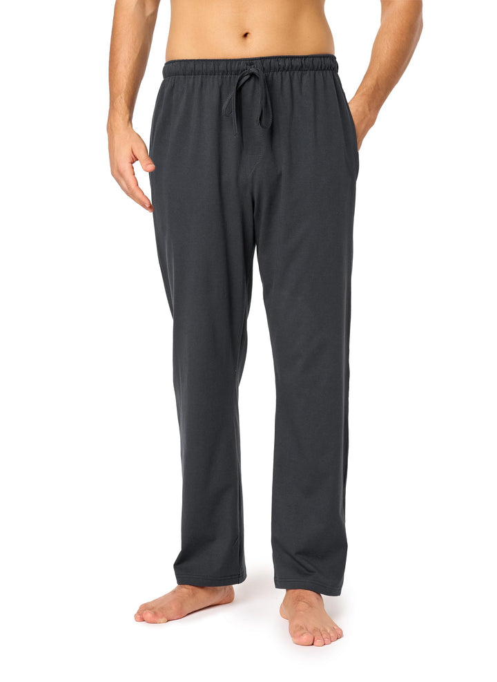 Timone Herren Schlafanzugshose Leichte Pyjamahose aus Baumwolle Nachtwäsche TPP-001 4XL Anthrazit (0