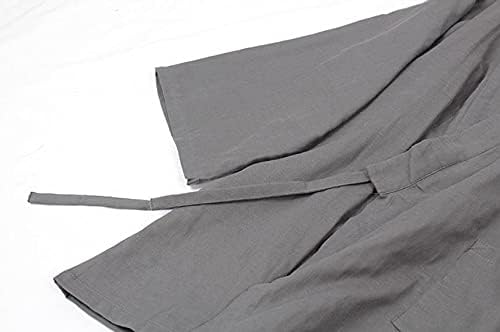 Fendawn Strive Klassisch Stilvoller japanischer Stil Herren Baumwollbademantel Pyjamas Kimono Freize