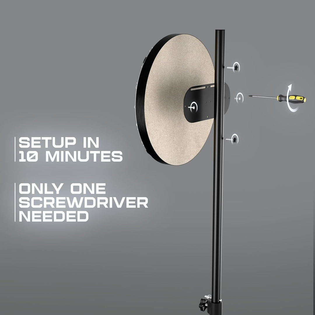 KOTO - Heavy Duty Dartboard Standard, geeignet für Sisal- und elektronische Dartscheiben, zusammenkl