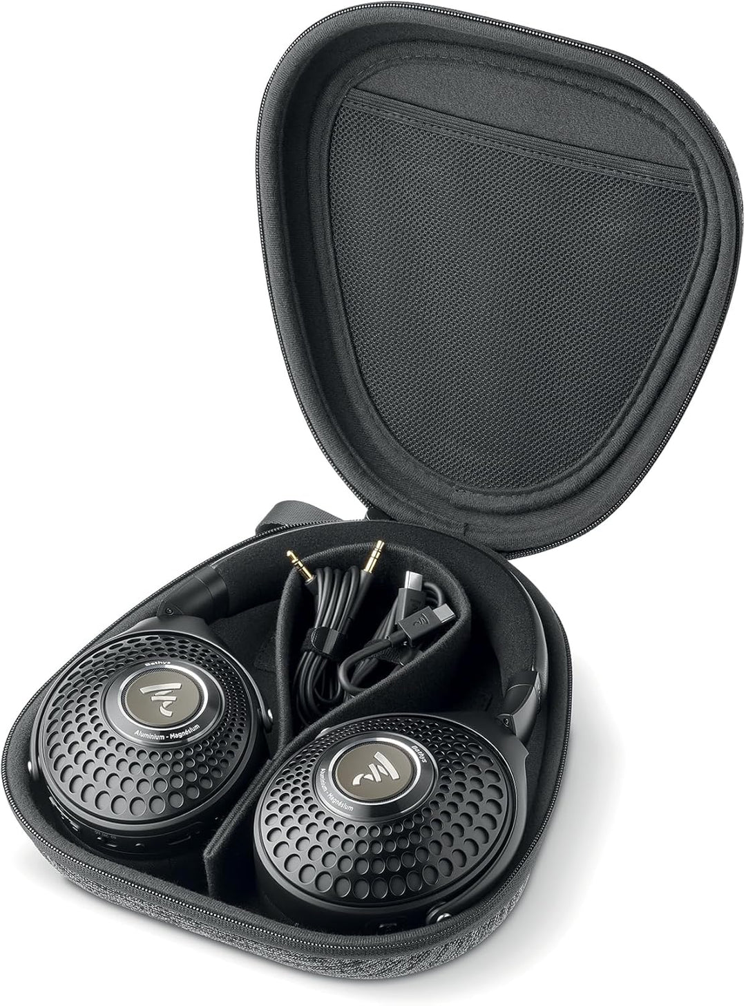 Focal CANERO Bluetooth-Kopfhörer mit Geräuschunterdrückung Schwarz Large, Schwarz Large