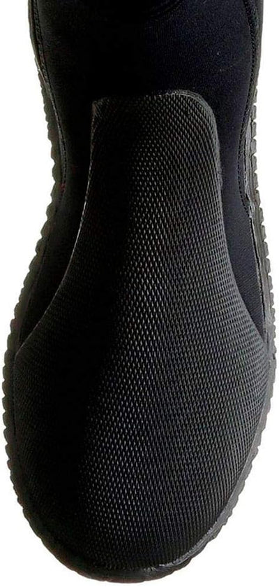 Cressi Isla Boots - Unisex Tauchschuhe aus Neopren Shwarz mit Gummisohle 5mm XL, 5mm XL