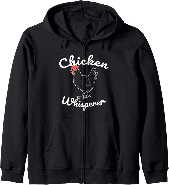 Lustiges Huhn Geschenk Huhn Flüsterer Hühner Kapuzenjacke