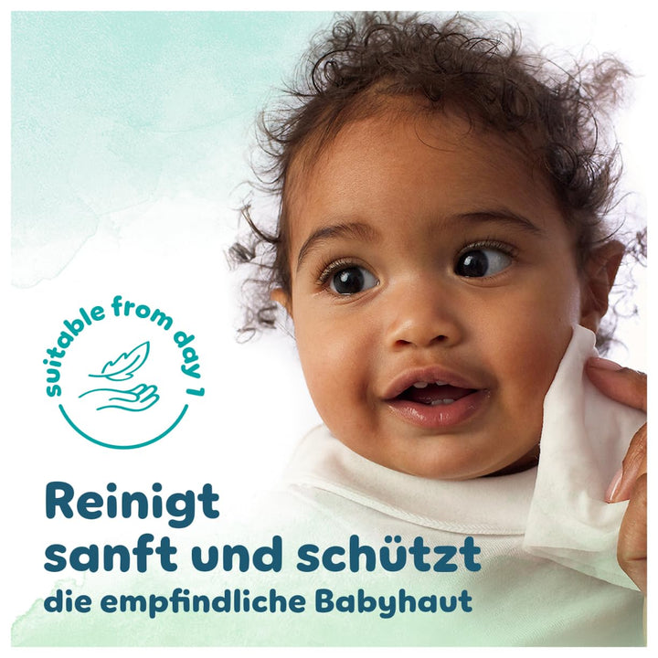 Pampers Harmonie New Baby Feuchttücher 9 Packungen mit jeweils 46 Feuchttüchern = 414 Feuchttücher,