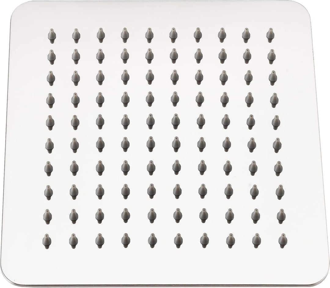 8 Zoll(20x20cm) Regendusche Duschkopf Edelstahl AISI304 Regenbrause Anti-Kalk-Düsen Duschkopf Regend