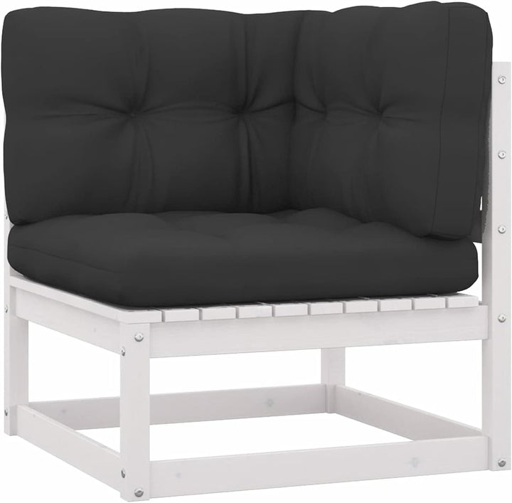 Gecheer 8-TLG. Garten Lounge Set mit Kissen, Holz Gartensofa, Loungemöbel Gartenmöbel Sitzgruppe Gar