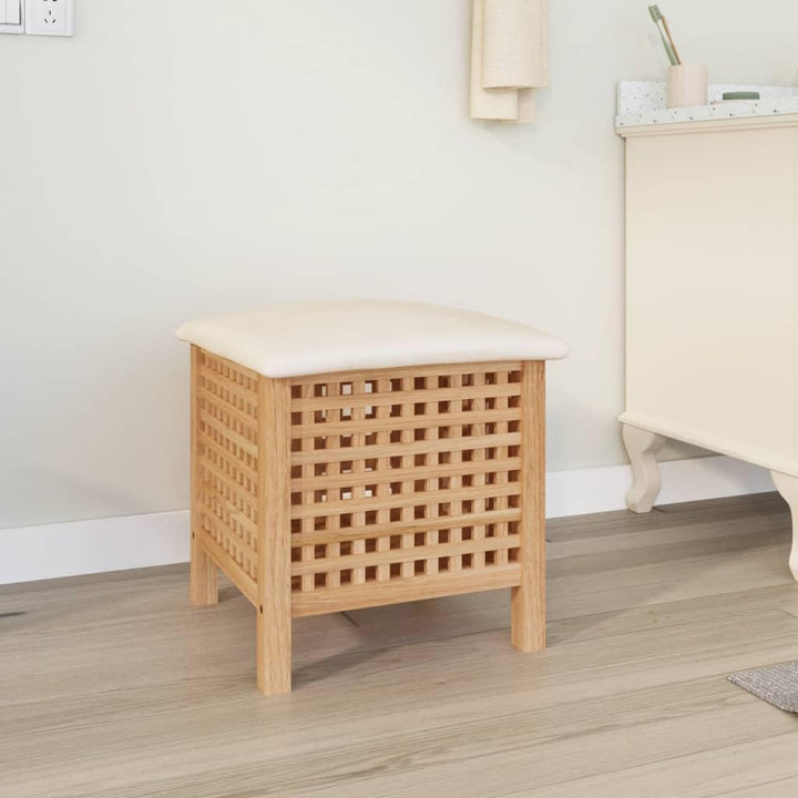 vidaXL Badhocker, Hocker für Badezimmer, Wäschekorb mit viel Stauraum, Badezimmerhocker Duschhocker