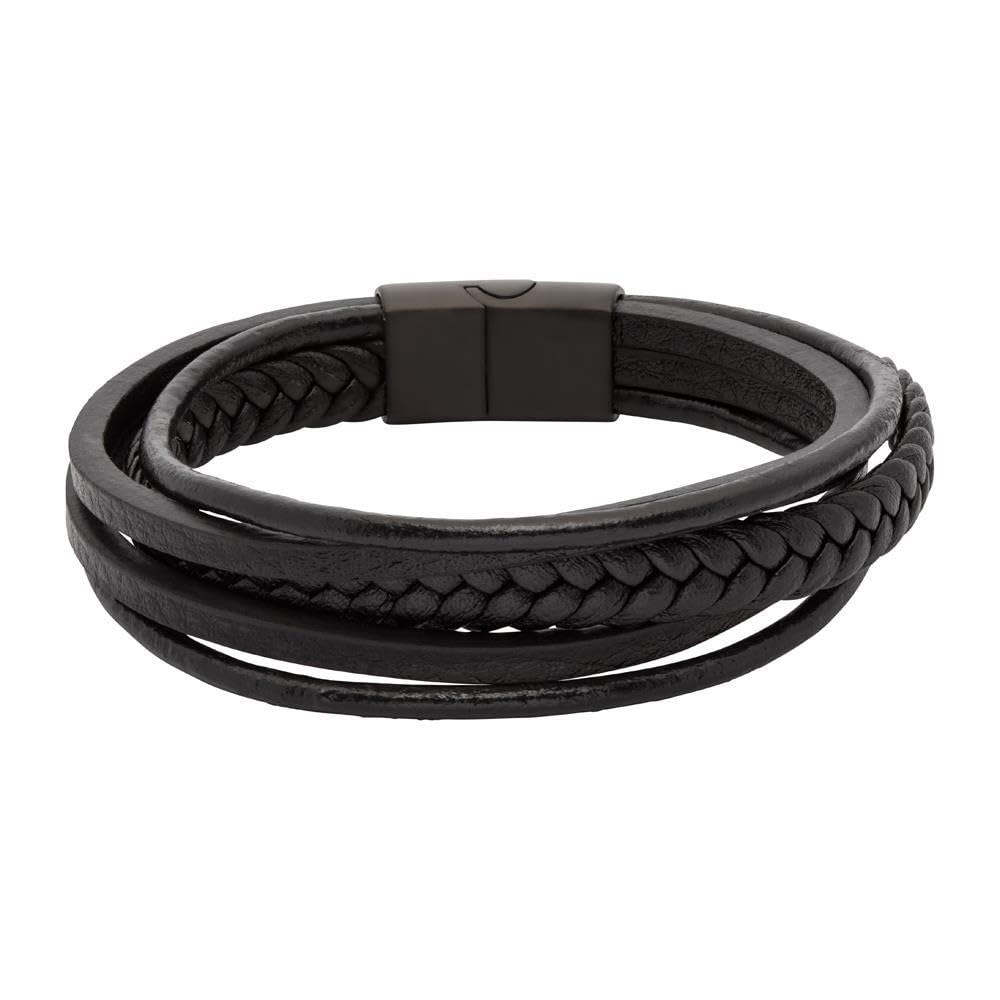 Unique Sports Schwarzes Lederarmband