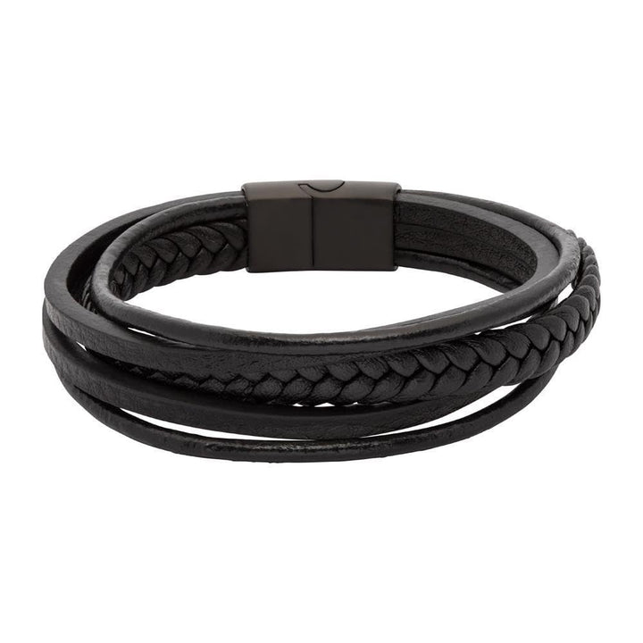 Unique Sports Schwarzes Lederarmband