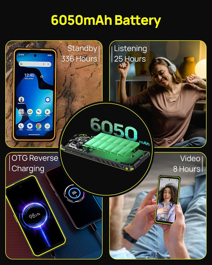 Ulefone Armor X31 Pro 5G Outdoor Mobile Phone 2025, 16GB + 256GB/SD-2TB 64MP + 25MP Night Vision 6.5