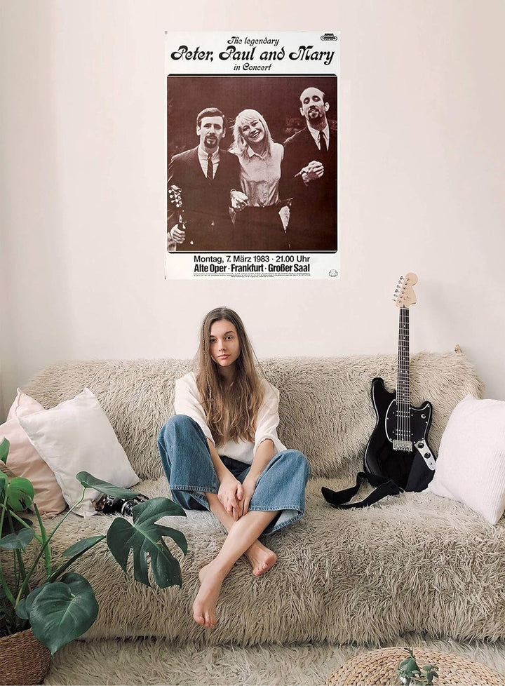 Peter, Paul and Mary - Such is Love, Frankfurt 1983 » Konzertplakat/Premium Poster | Live Konzert Ve