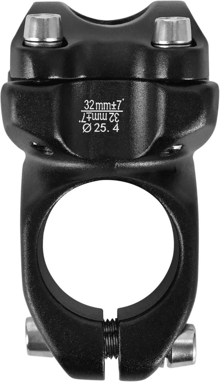 BESNIN Fahrrad Vorbau 25,4mm MTB Vorbau 7 Grad Lenkervorbau 32/45mm Kurz Fahrradlenker Vorbau Alumin