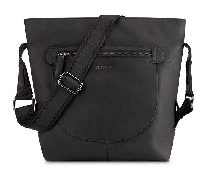 LEABAGS Leder Handtasche Damen I Premium Echtleder Shopper I Tote Bag I Damen Business Tasche I Trag