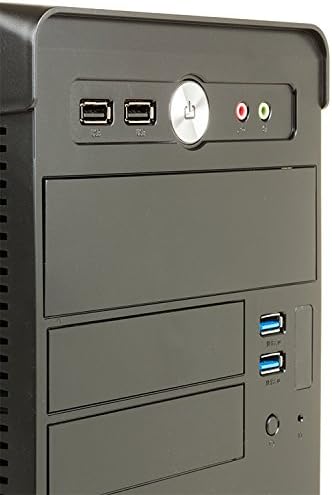 iTek River Mini-Tower 500 W schwarz PC-Gehäuse PC-Gehäuse (Mini-Tower, PC, Micro-ATX, schwarz, 500 W