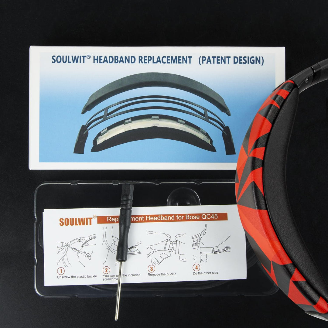 SOULWIT Ersatz Kopfband Stirnband für Bose QuietComfort 45 (QC45)/QuietComfort SE (QC SE)/New QuietC