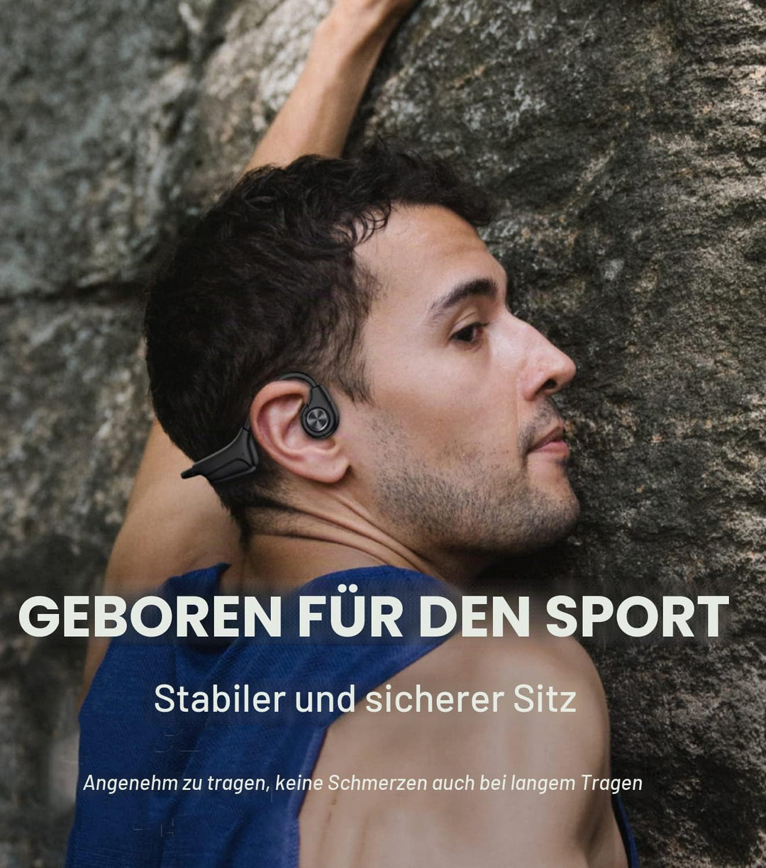 Knochenschall Kopfhörer Kinder kabellos Bluetooth für Schule Open-Ear Sportkopfhörer für Jungen Mädc