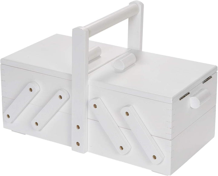 Prym 612579 Nähkasten/Nähkästchen Holz S, weiss