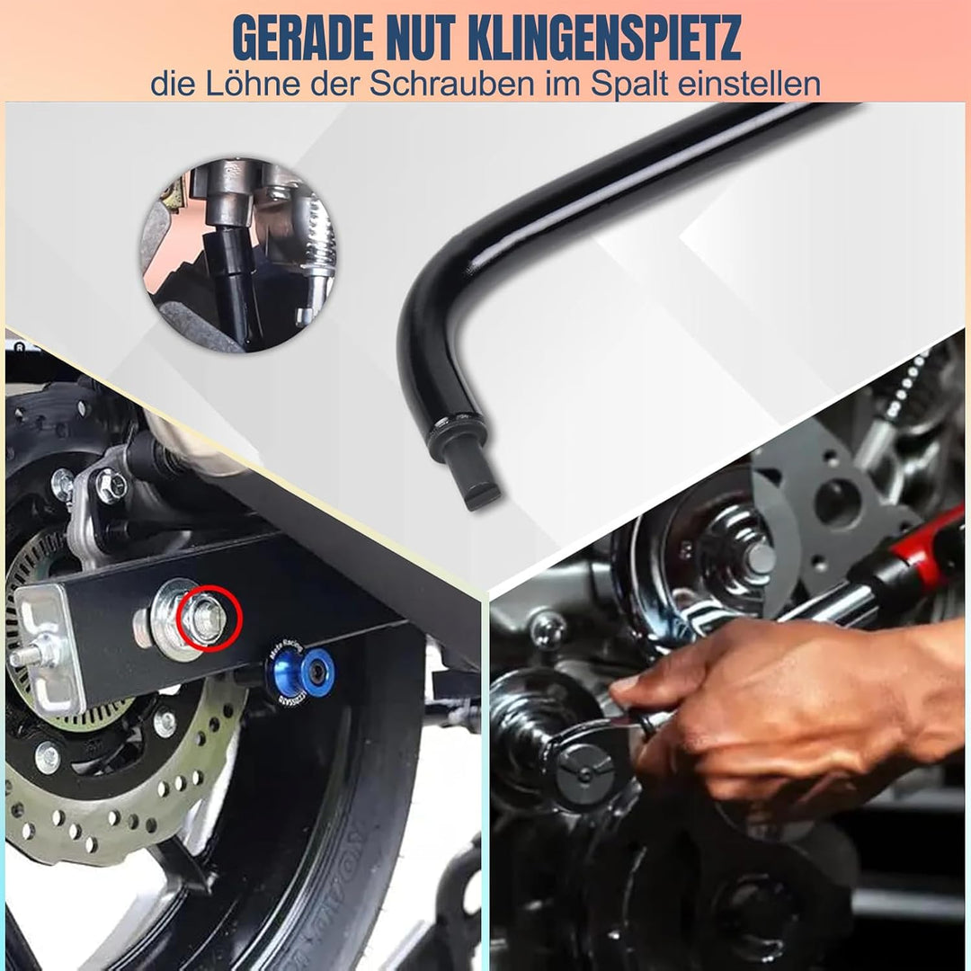 Bewinner 16,34 Zoll Vergaser Pilotschrauben Einstellwerkzeug, Universal Metall Pilotschrauben Einste