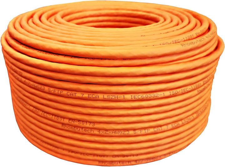 Rhombutech® 30 Meter CAT.7 Netzwerkverlegekabel - Installationskabel - LAN - Ethernet - S/FTP LSZH 1