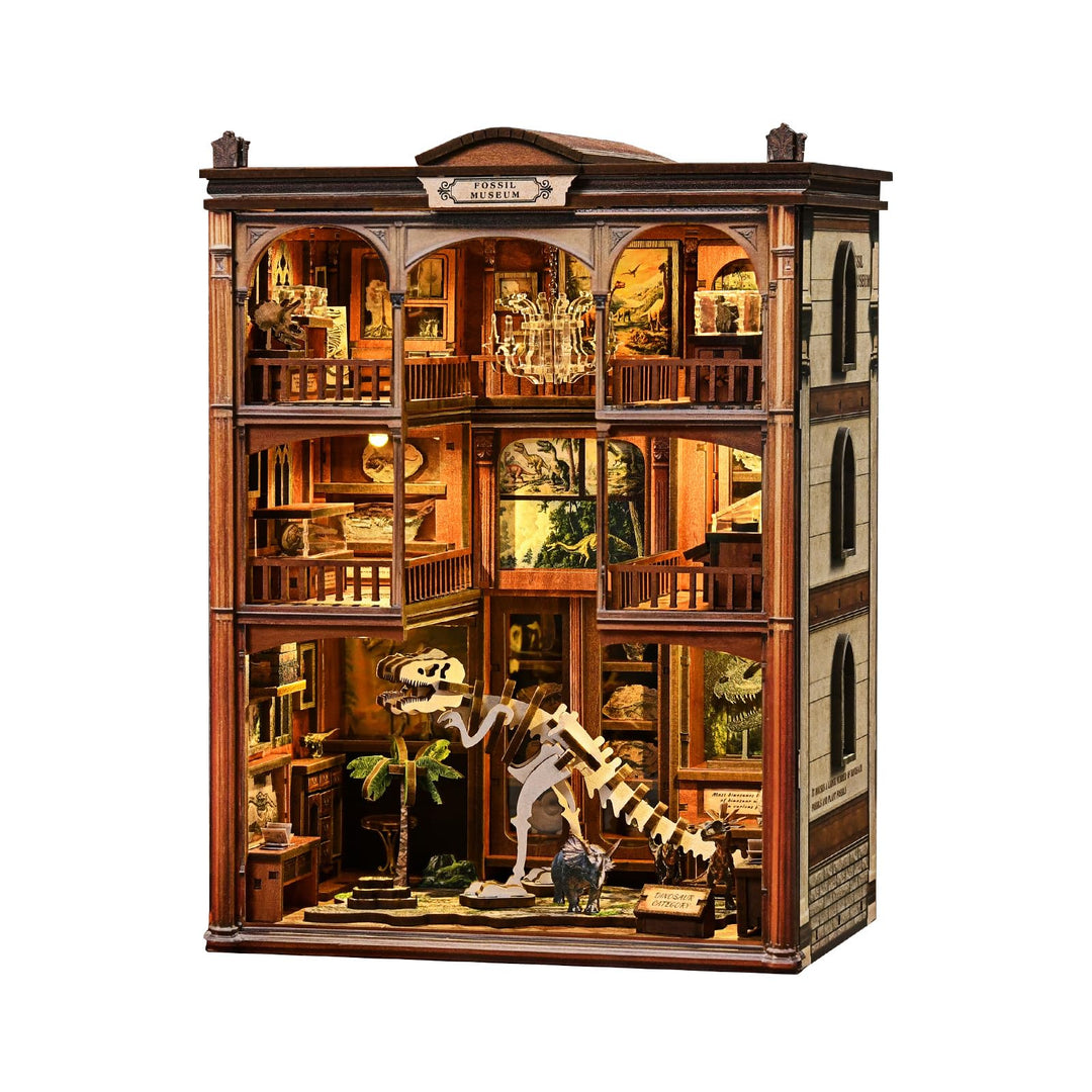 Book Nook Kit, DIY Miniatur Haus Puppenhaus Bausatz Bücherregal Deko für Jugendliche und Erwachsene（