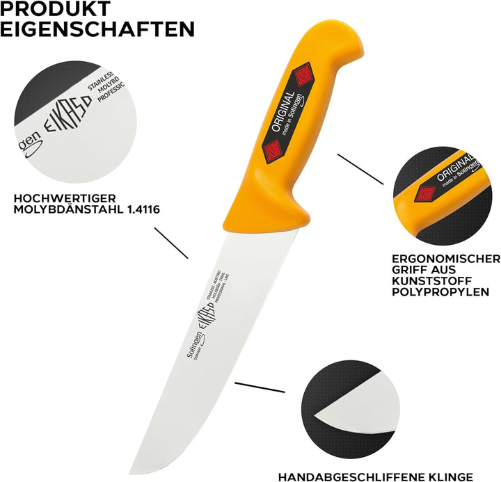 EIKASO SOLINGEN Geflügel/Ausbeinmesserset, 2tlg, von Profis - für Profis und Privat, 1.4116 Molybdän