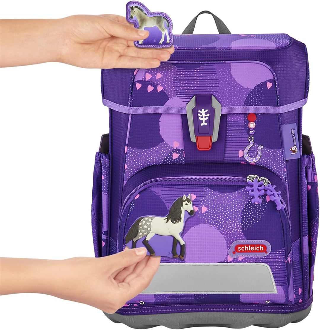 Step by Step Magic MAGS Schleich Horse Club, Andalusier, lila, 3-TLG, 2 Magnet-Applikationen & 1 Anh