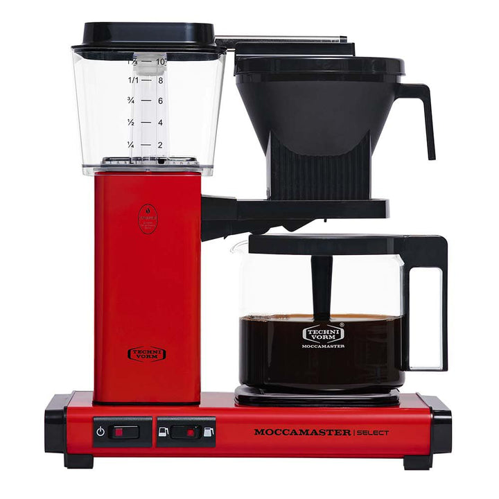 Moccamaster KBG Select, Filter Kaffee Maschische, Filterkaffee, Red, 1.25L Red Single, Red Single