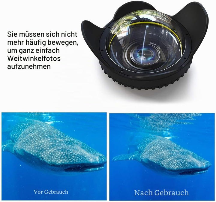 Sea frogs Weitwinkelobjektiv für Unterwassergehäuse (67 mm runder Adapter) 67mm fisheye, 67mm fishey