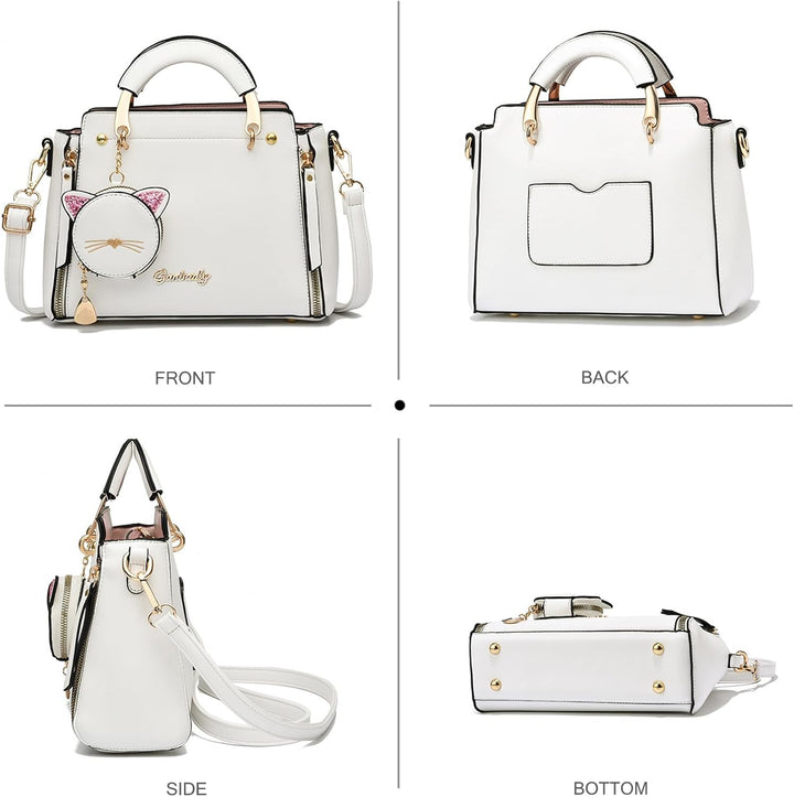 NICOLE & DORIS Frauen Umhängetasche Klein Tasche Mode Handtaschen Damen Kuriertaschen Handytasche Mä