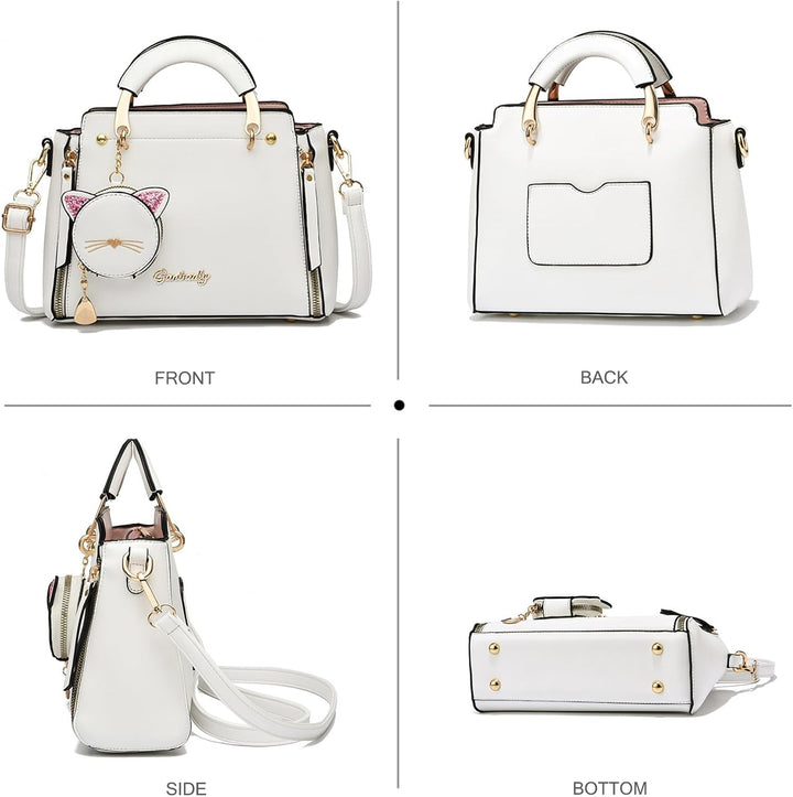 NICOLE &amp; DORIS Frauen Umhängetasche Klein Tasche Mode Handtaschen Damen Kuriertaschen Handytasche Mä