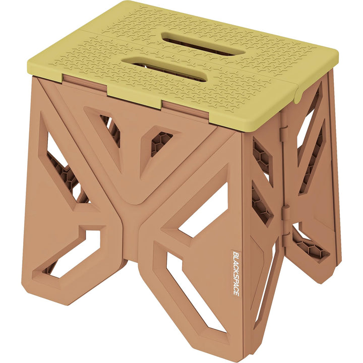 BLACKSPACE Tragbarer Klapphocker Campinghocker Erwachsenen und Kinder Klapptritt Faltbar 30cm hoch f