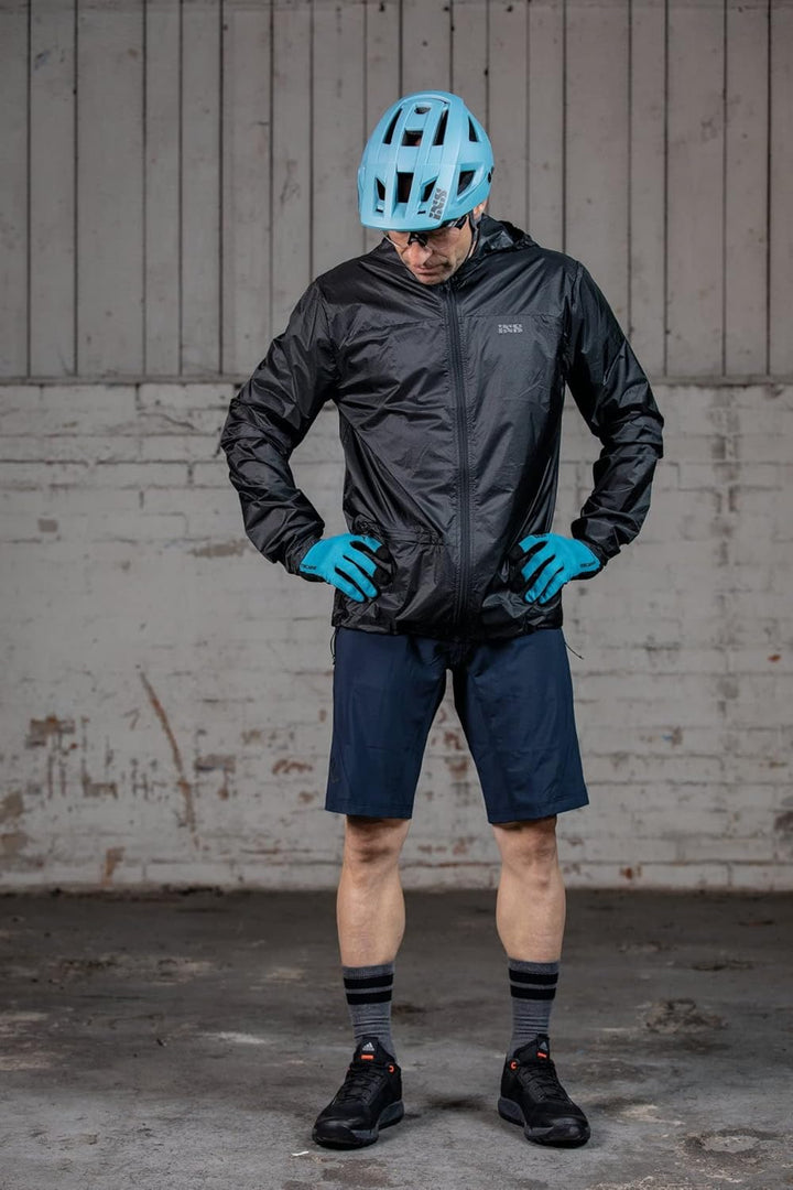 IXS Herren Flow Windbreaker Jacke Daunen-Oberbekleidung-Mäntel Anthrazit XL-XXL, Anthrazit XL-XXL