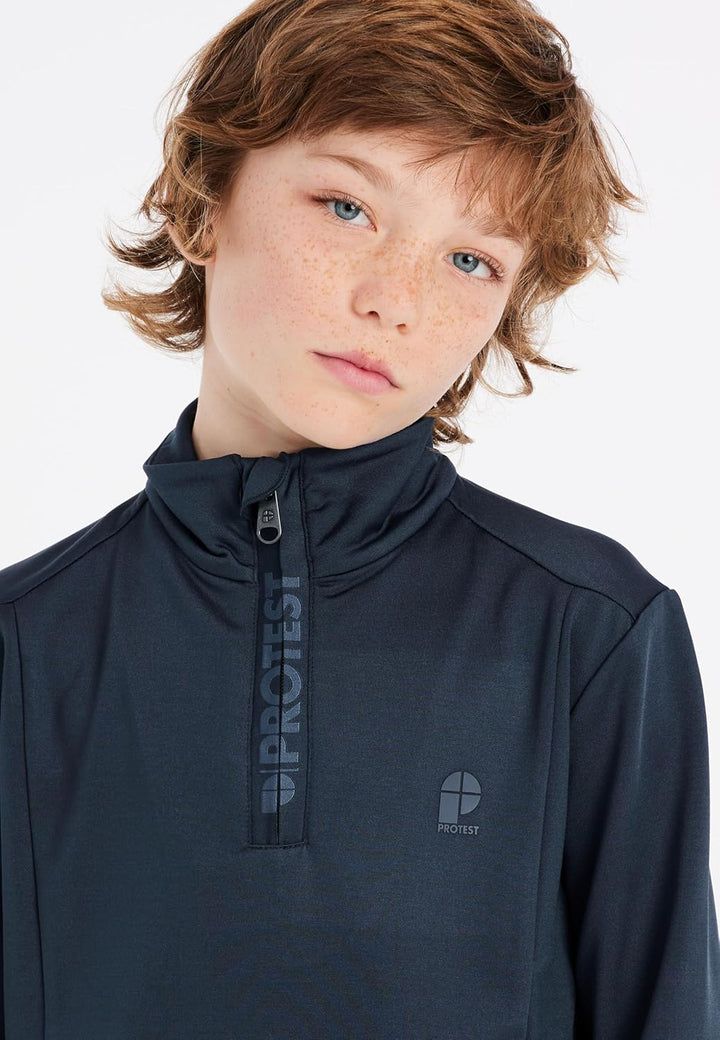 Protest Boys 1/4-Reissverschluss WILLOWY JR 152 Blue Nights, 152 Blue Nights