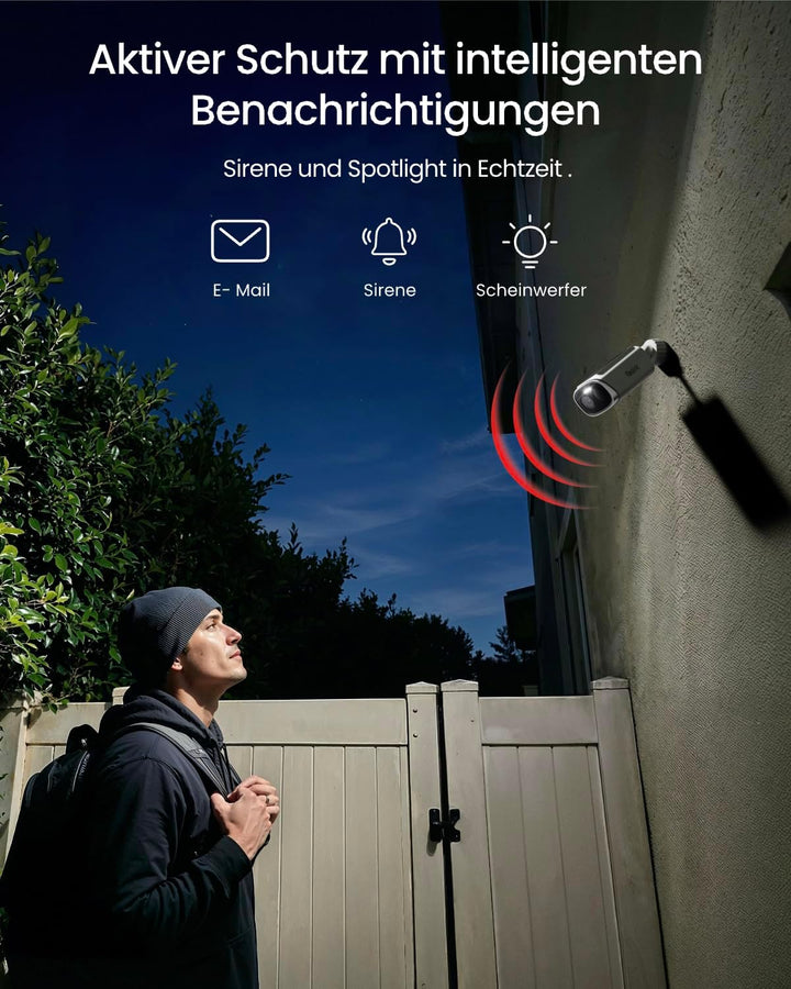 Reolink 3K 5MP Überwachungskamera Aussen Akku Set, Erweiterbar bis 1 TB | Kein Abo Nötig, KI Bewegun