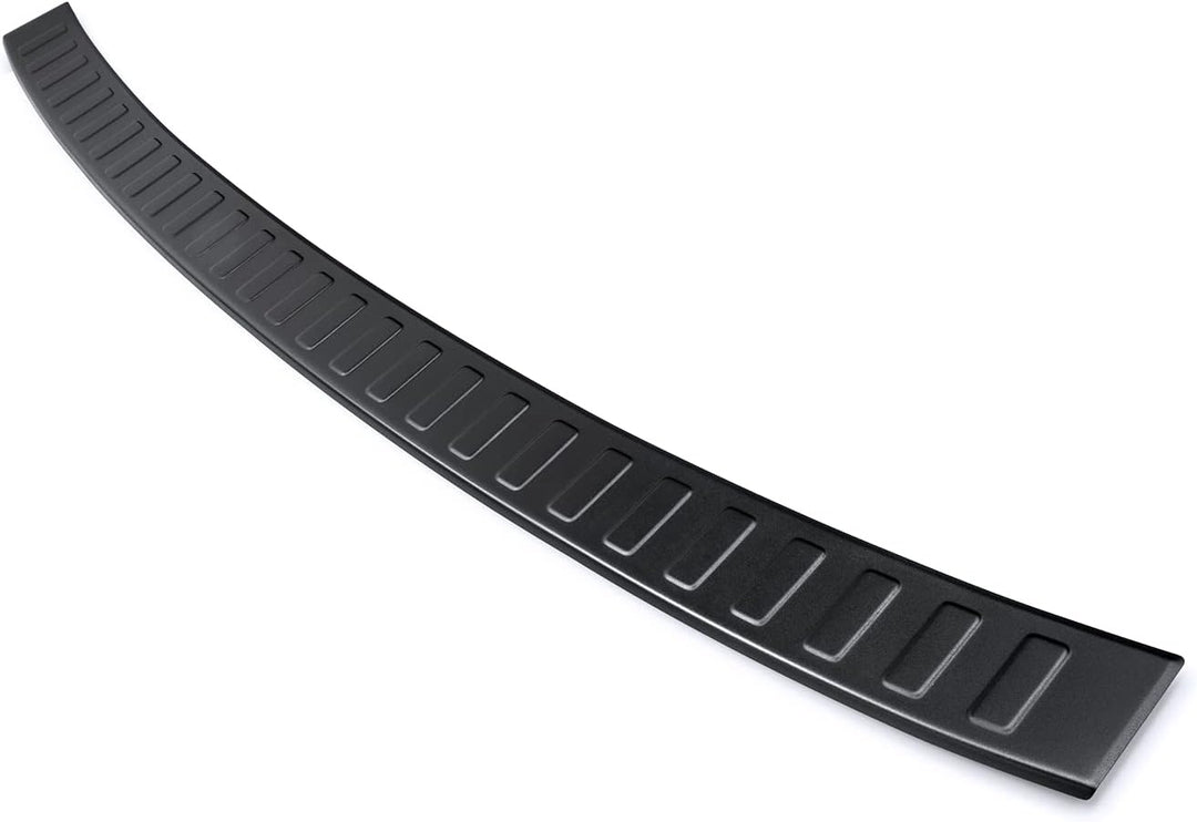 teileplus24 AL103 Ladekantenschutz Aluminium kompatibel mit VW Touran 2 5T 2015-, Farbe:Schwarz, Sch