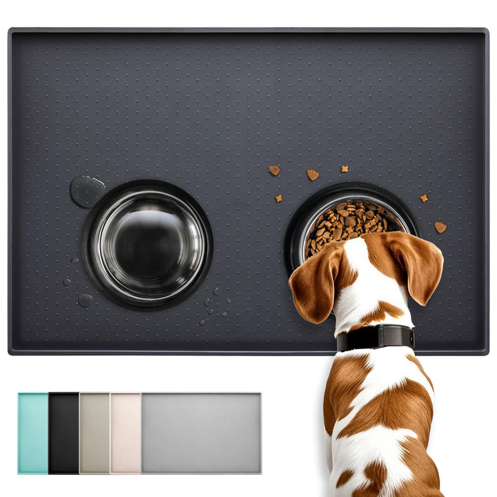 Conlun HundeFuttermatte Katzen Futtermatte, Rutschfestes Design, 100% wasserdichte Haustierfutter Ma