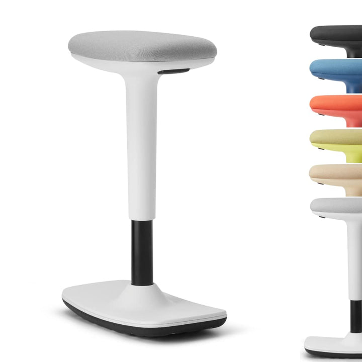TREND OFFICE to-Swift, Bürohocker, Stehsitz, Stehhilfe, Sitzhocker mit Wippfunktion, rutschfest, erg