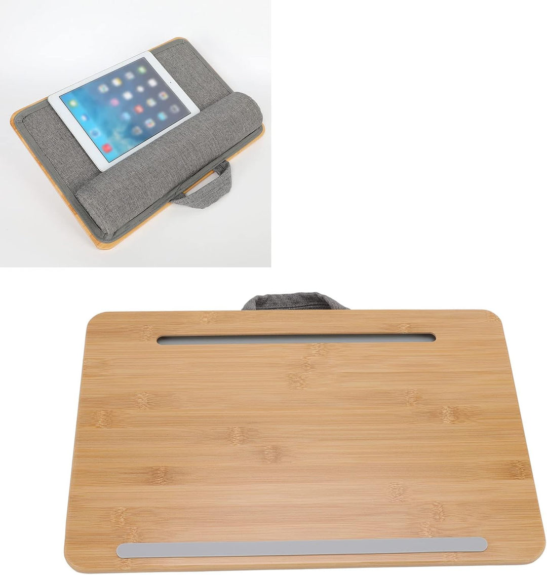 Schossständer, tragbarer multifunktionaler Laptop-Schreibtisch, stabiles Kissen, ergonomischer Bambu