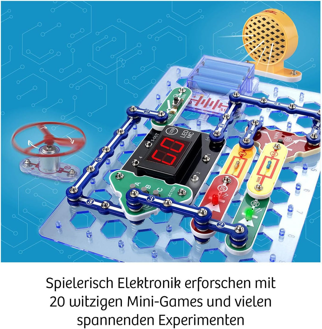 KOSMOS 620998 Easy Elektro - Games, Spielerisches Lernen über Stromkreise beim Programmieren von Min