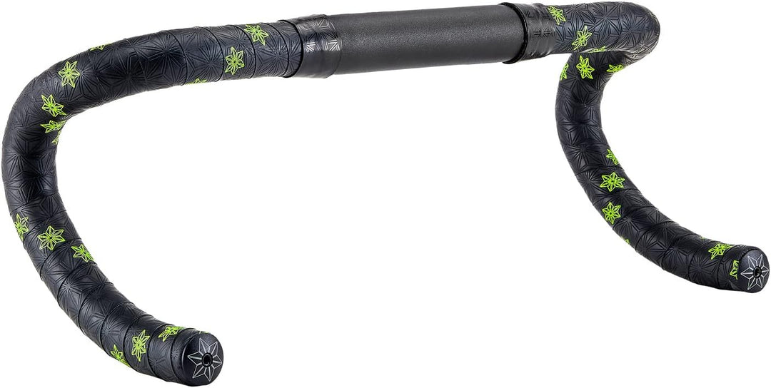 Supacaz Super Sticky Kush Neon Gelb Lenkerband Print, SC-BT-027 Einheitsgrösse Schwarz, Einheitsgrös
