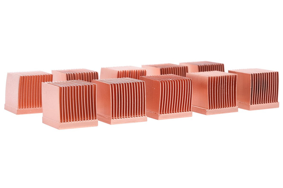 Alphacool 17427 GPU RAM Copper Heatsinks 14x14mm - 10 STK. Luftkühlung Passivkühler