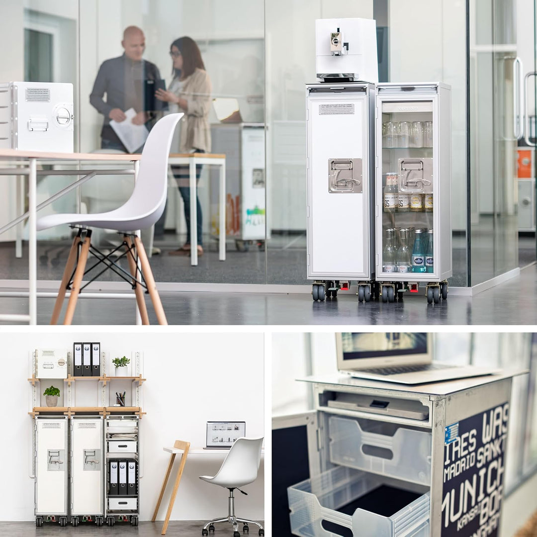 VanDeBord Ausstattungspaket Büro &amp; Homeoffice (Kunststoff, Atlas) Kunststoff ATLAS, Kunststoff ATLAS